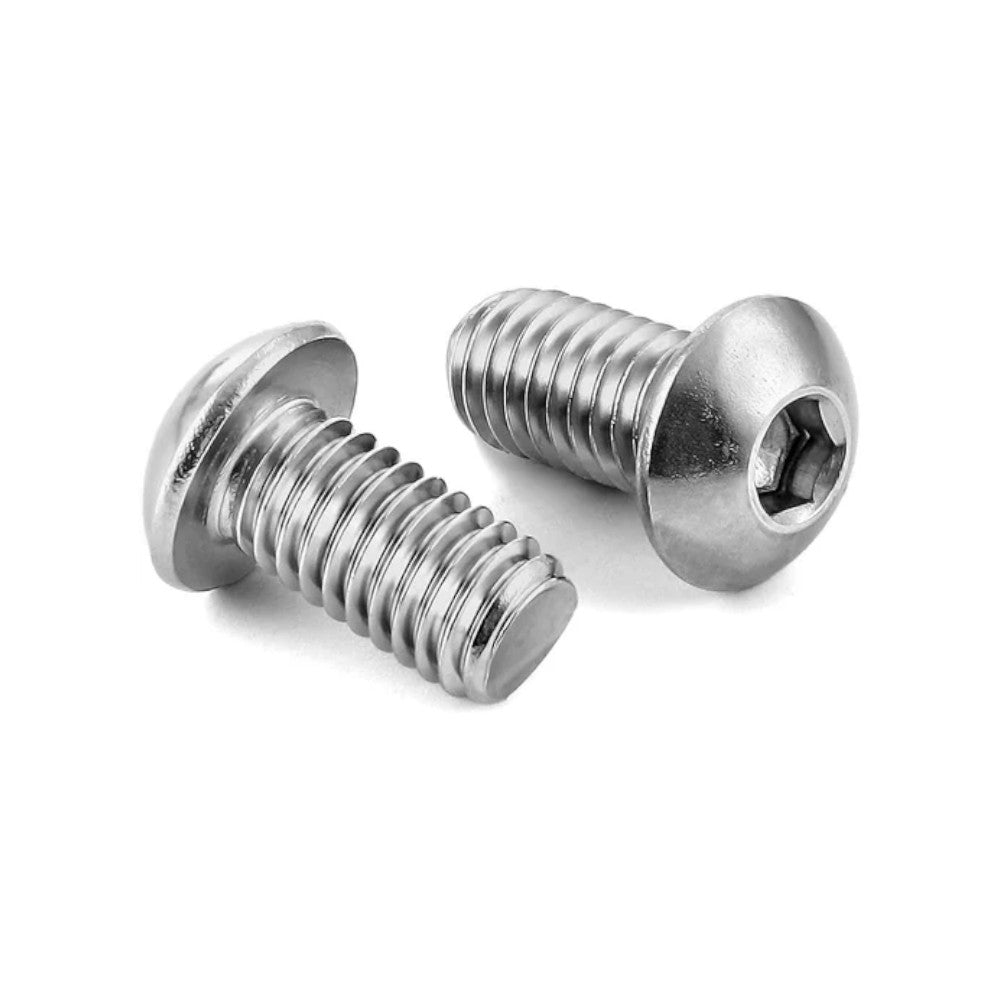 3/8 UNF x 7/8 UNF Socket Button Head Screws - A2 Stainless Steel ASME B18.3