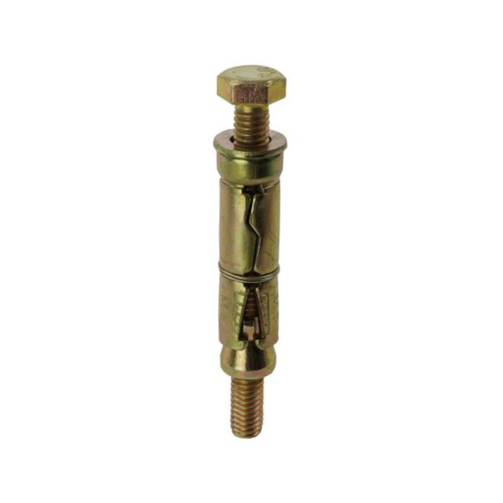 M10 x 110mm Hexagon Head Bolt with Expanding Sleeve Anchor Shield