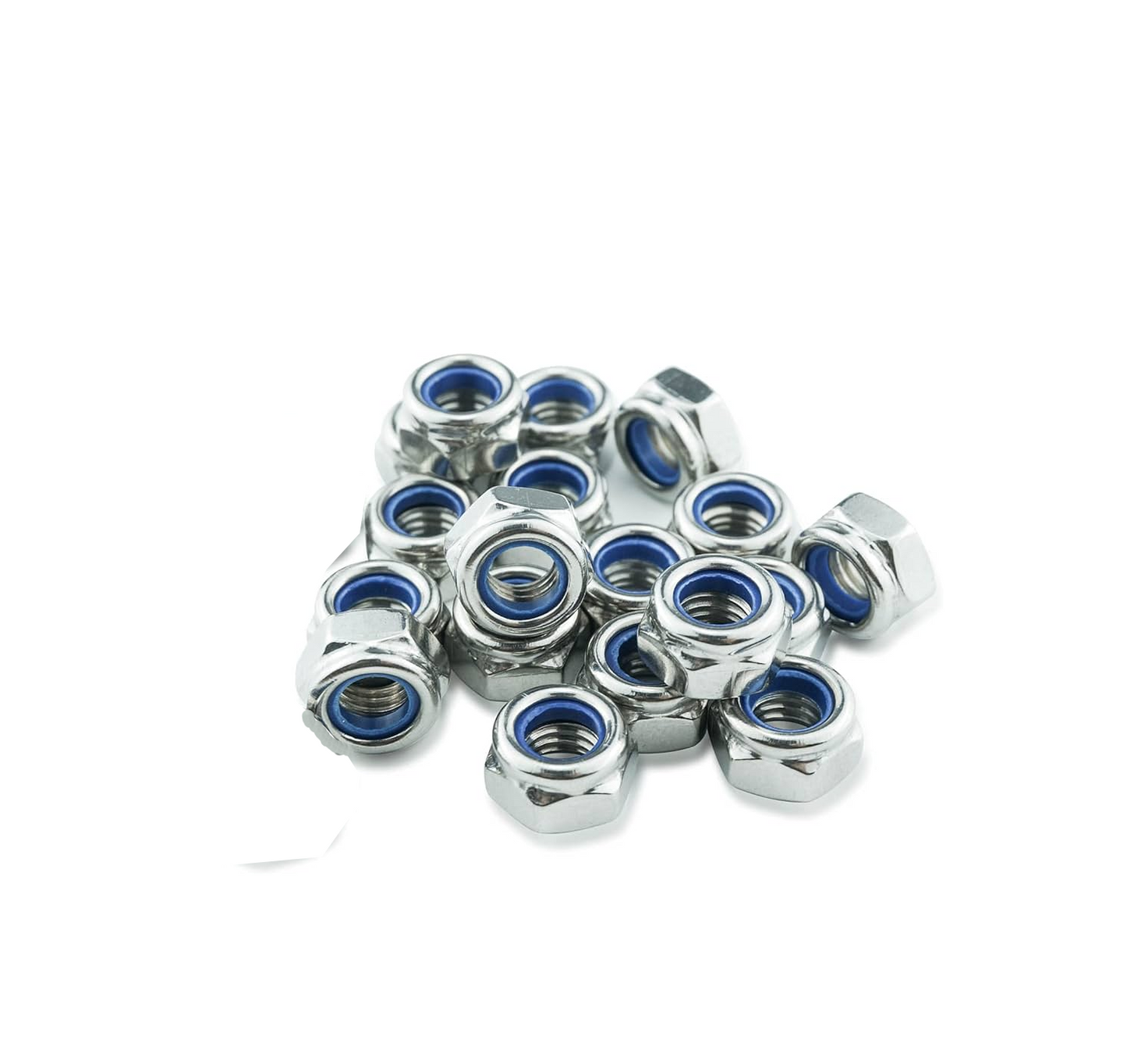 1/4" UNF Nyloc Locking Nut - A2 Stainless Steel