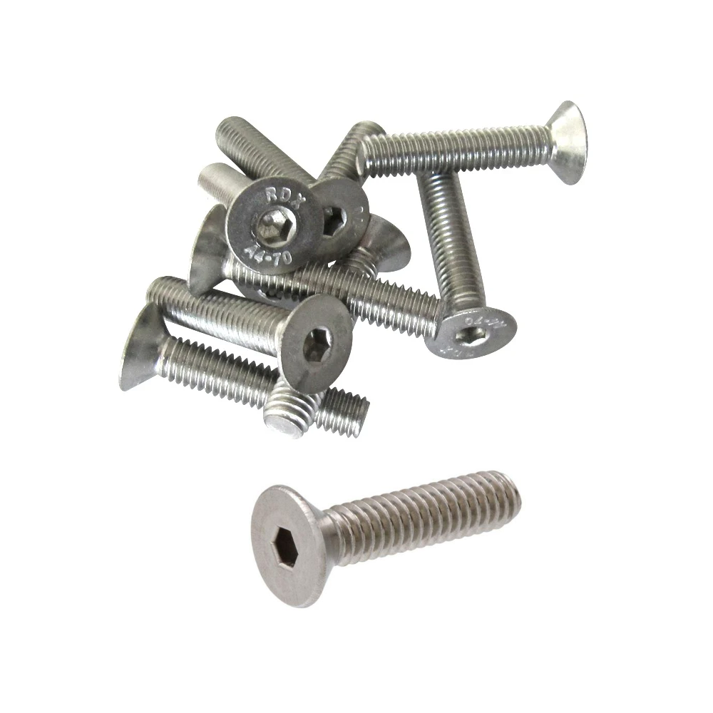 M10 x 35mm A4 Countersunk Socket Screws DIN 7991