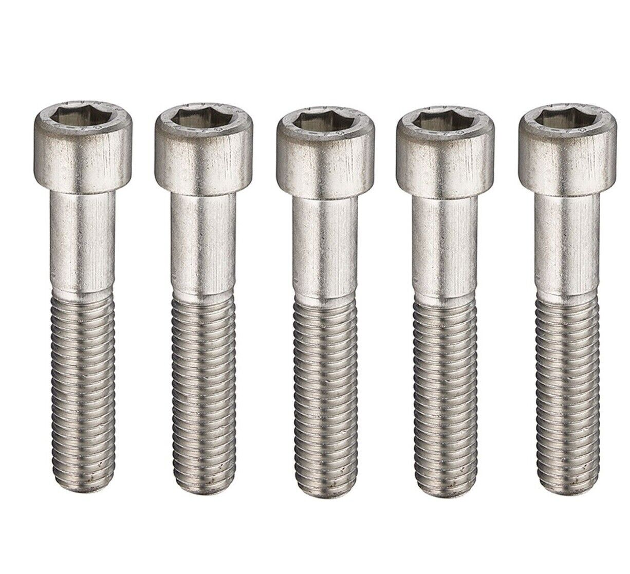 M5 x 20mm Cap Head Socket Screws – A2 Stainless Steel