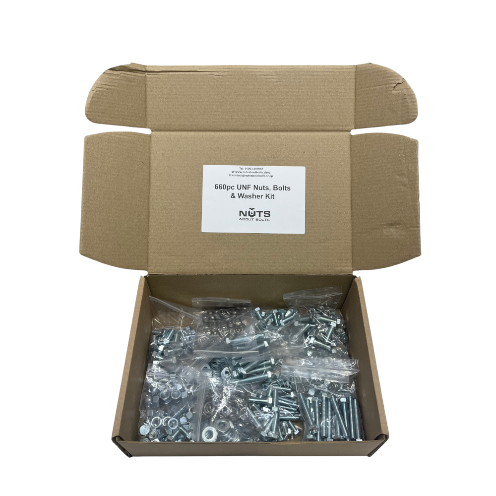 660pc UNF Classic Car Restoration Kit Nuts, Bolts & Washers