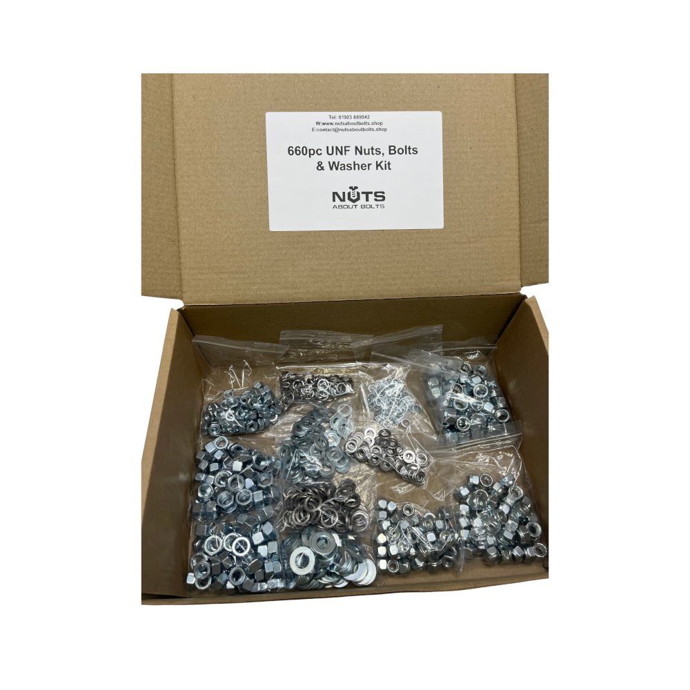 660pc UNF Classic Car Restoration Kit Nuts, Bolts & Washers