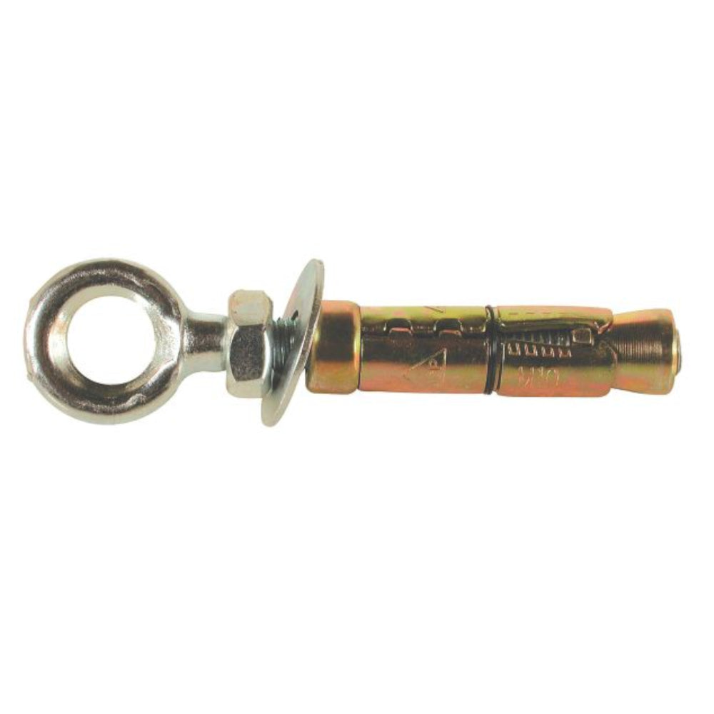 M8 x 95mm Eye Bolt with Expanding Sleeve Anchor Shield