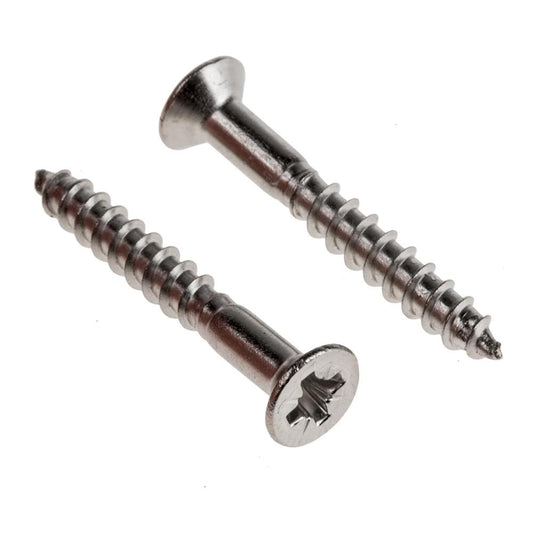 No.6 x 5/8" (3.5mm x 16mm) Pozi Countersunk Wood Screws DIN 7997-Z