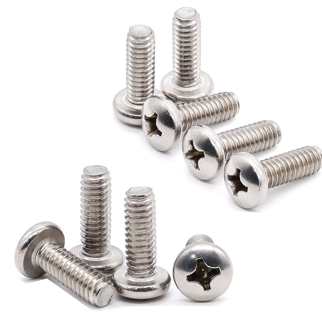 M6 Pozi Pan Machine Screws