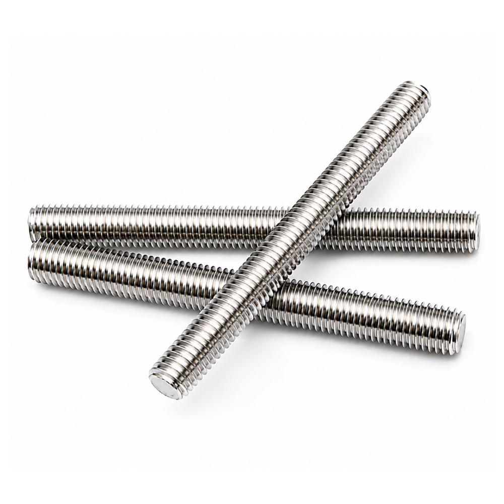 M10 x 100mm A4 Marine Grade Stainless Steel Threaded Bar