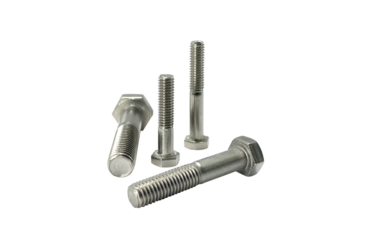M18 x 180mm zinc plated hexagon head part threaded bolt