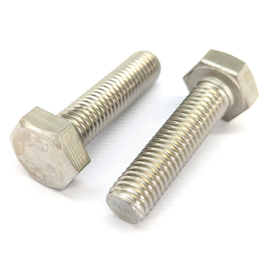 1/4” x 7/8” UNC Hexagon Head Set Screws - A2 Stainless Steel