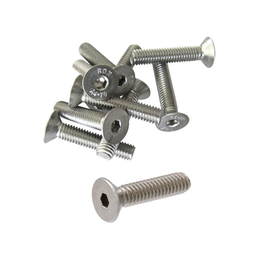 M4 x 12mm A4 Countersunk Socket Screws DIN 7991