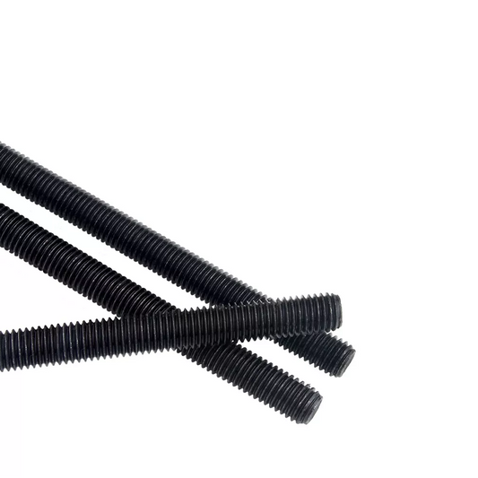 1/4" BSW x 6" Whitworth Threaded Bar Studding - Black Self Colour