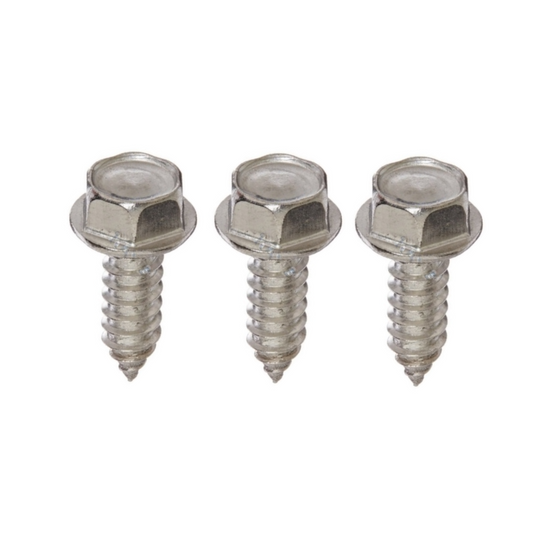 No. 8 x 3/4" (4.2mm x 19mm) Flanged Hexagon Head Self Tapping Screws Zinc Plated