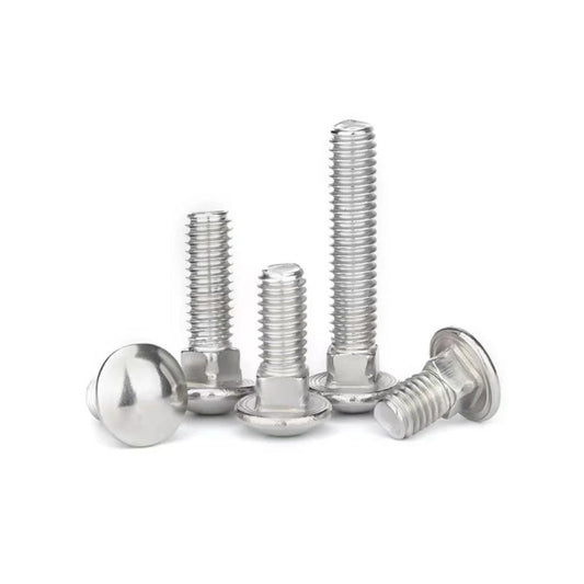 M5 x 45mm Coach Carriage Bolts - A2 Stainless Steel