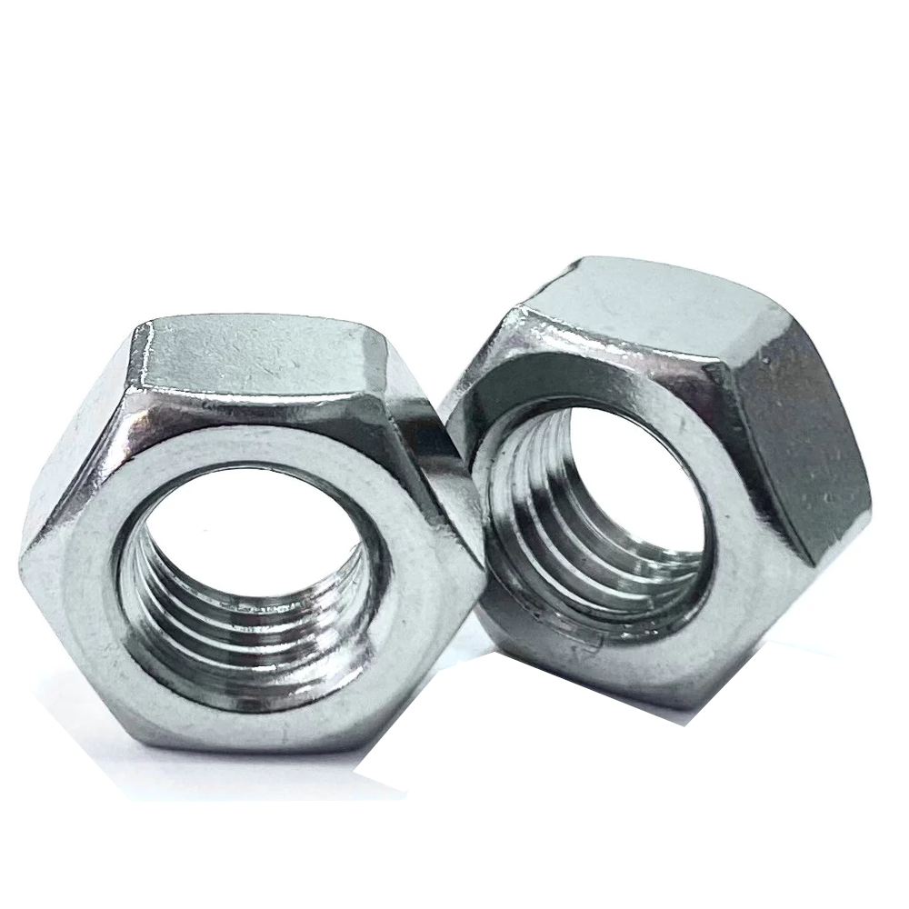3/8" UNF Hexagon Full Nut - A2 Stainless Steel