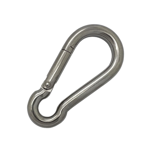 5 x 50mm Carbine Snap Hook - A4 Marine Grade